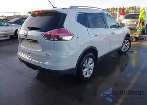 2015 Nissan Rogue Sv z USA, uszkodzony, nr VIN 5N1AT2MT2FC885364